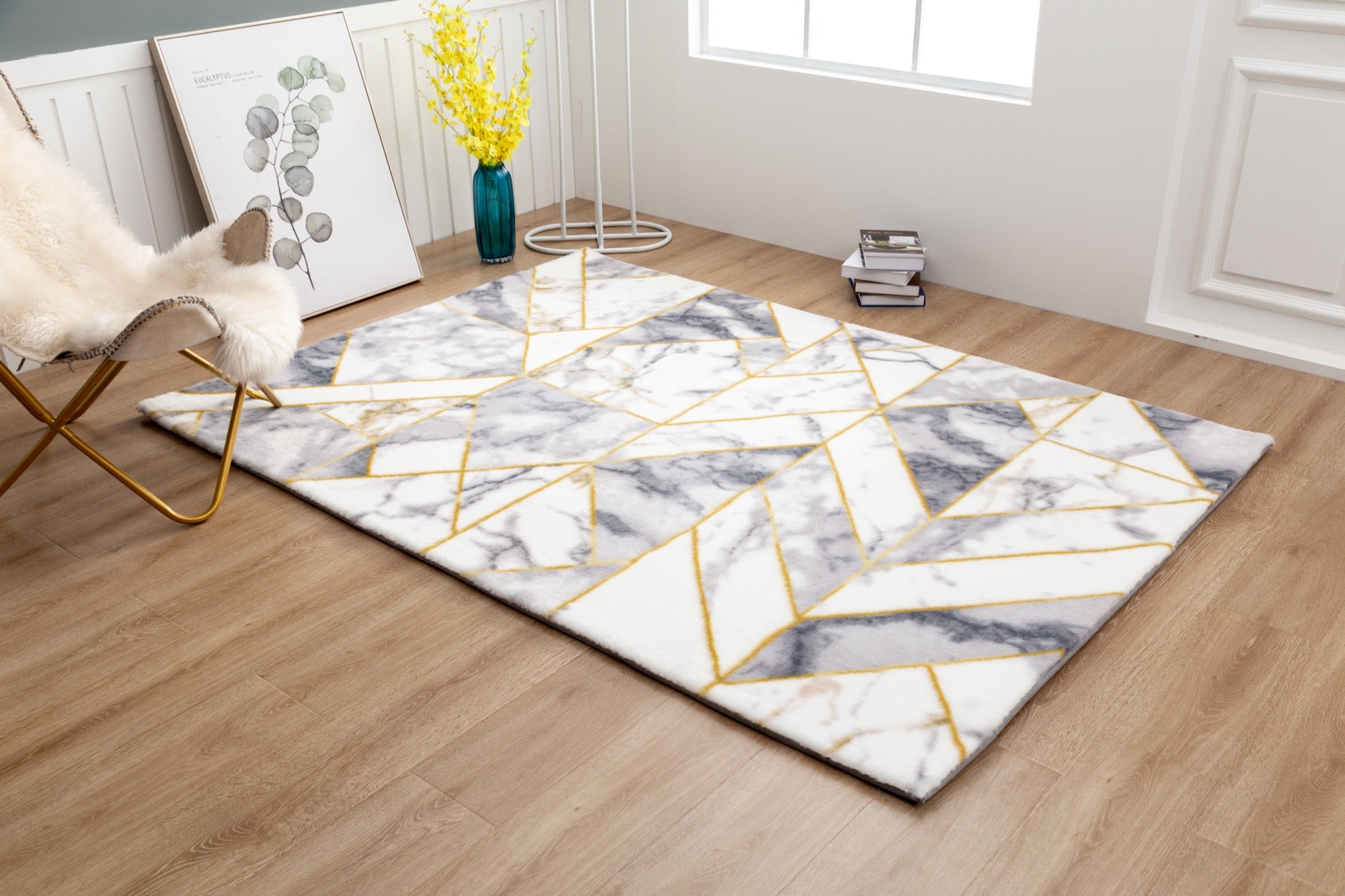 Luxury Collection 5x7 Multi Color Area Rug - Adams Furniture
