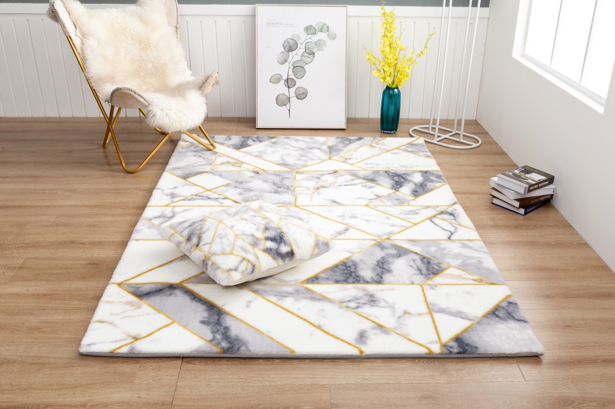 Luxury Collection 5x7 Multi Color Area Rug - Adams Furniture