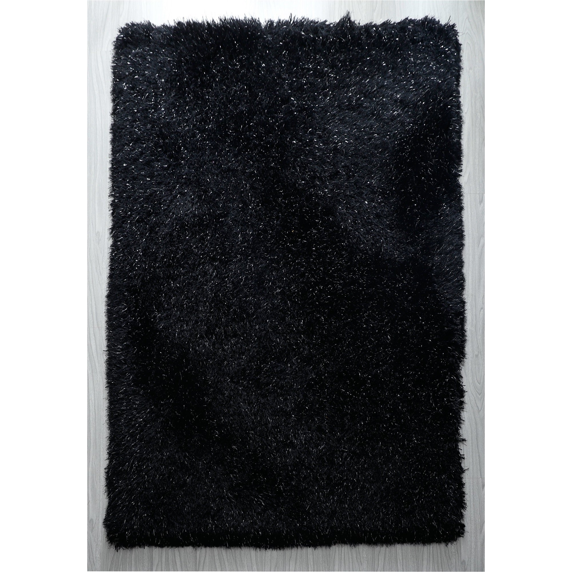 Manhattan 5x7 Black Area Rug - Adams Furniture
