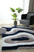 Mateos Navy/Beige/White 5x7 Area Rug - Adams Furniture