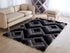 Mateos 5x7 Black/Grey Area Rug - Adams Furniture
