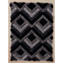 Mateos 5x7 Black/Grey Area Rug - Adams Furniture