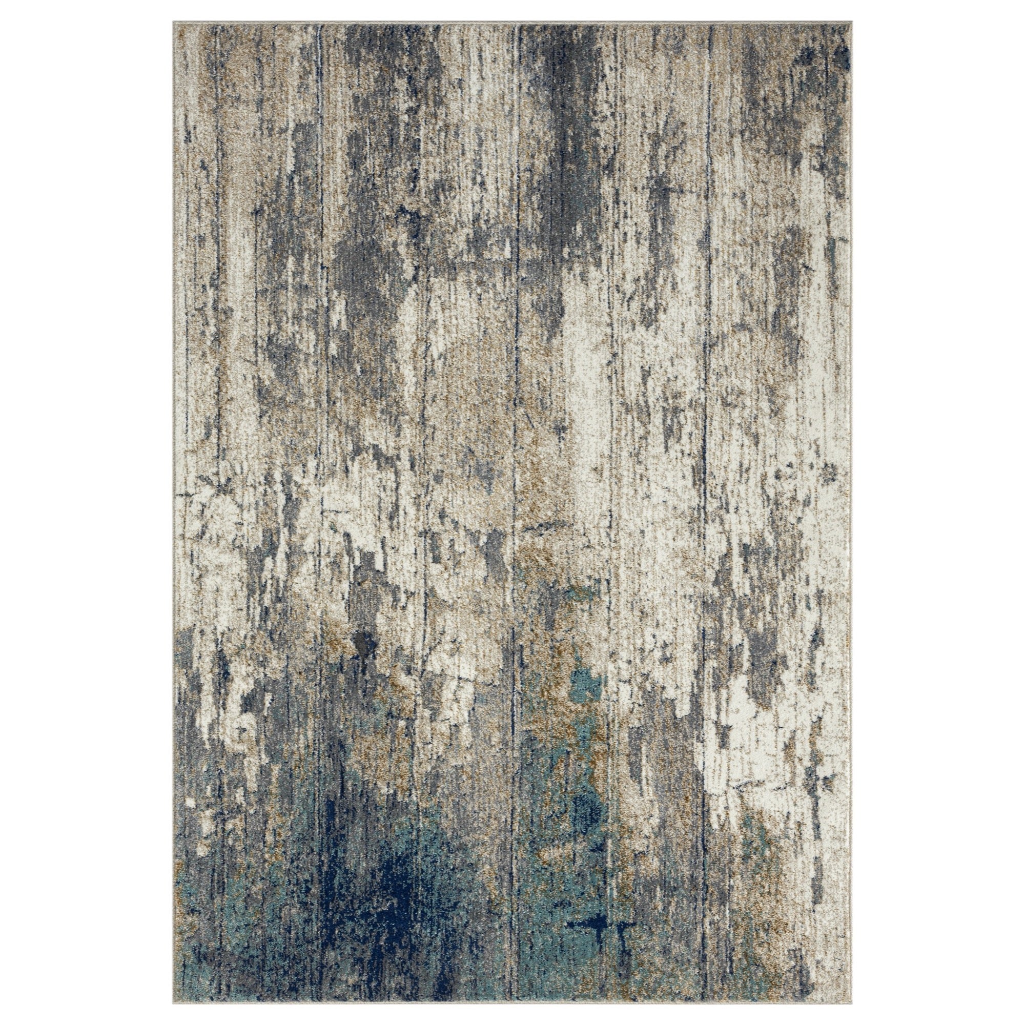 Milan 5x7 Brown Area Rug - Adams Furniture