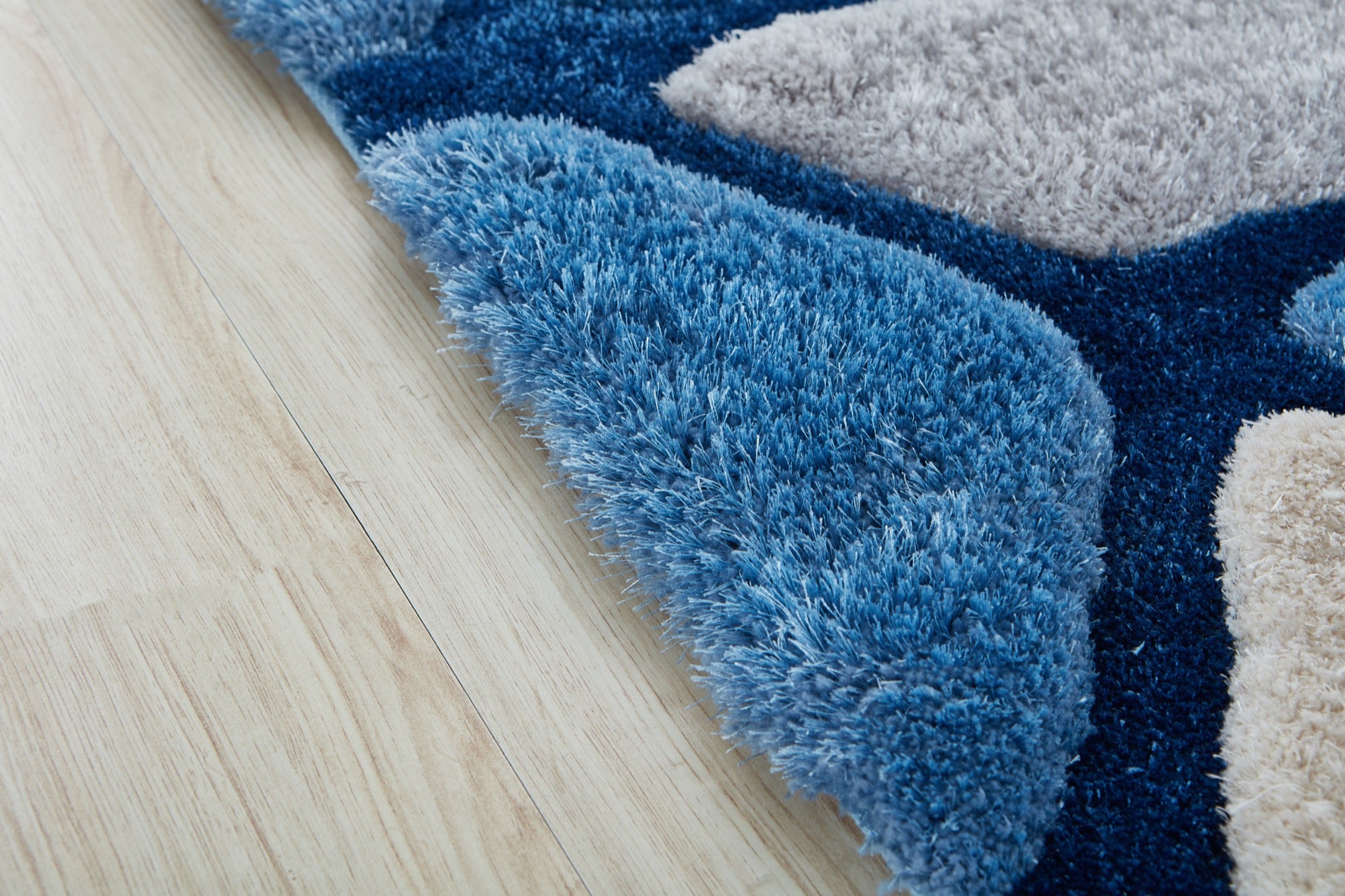 Mateos 5x7 Blue Area Rug - Adams Furniture