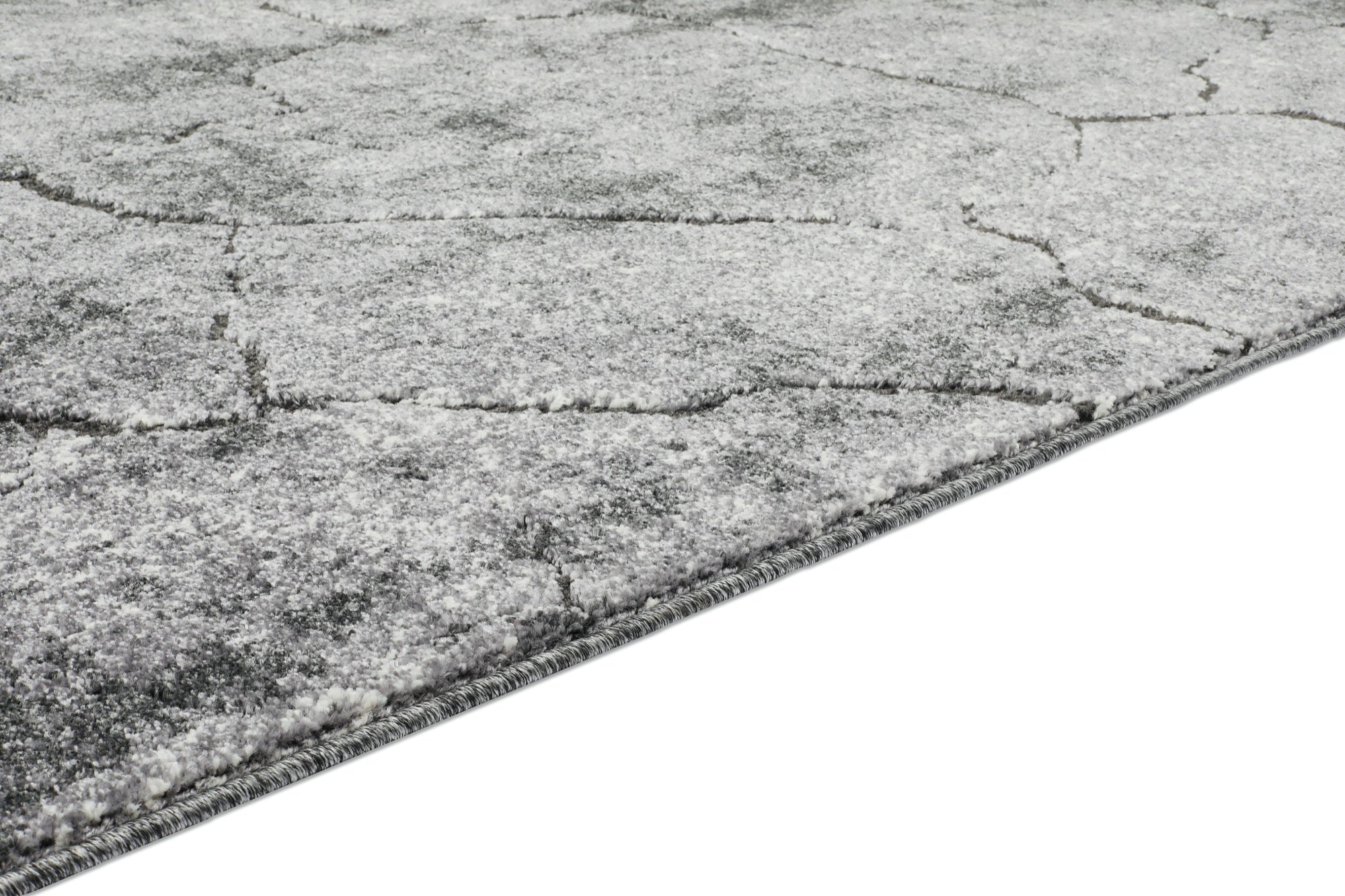 MIlian 5x7 Grey Area Rug - Adams Furniture