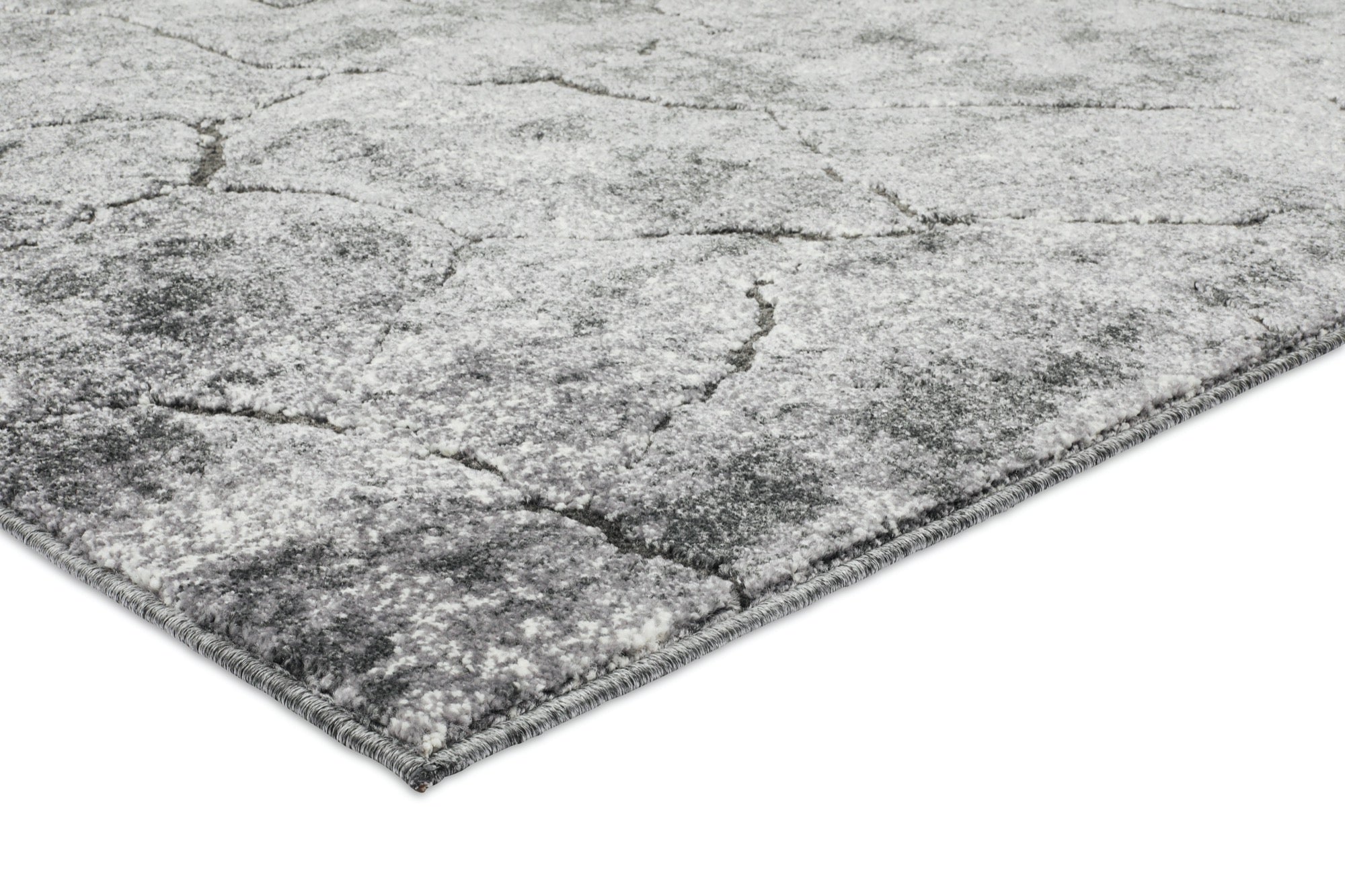 MIlian 5x7 Grey Area Rug - Adams Furniture