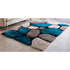 Mateos 5x7 Blue/Brown Area Rug - Adams Furniture