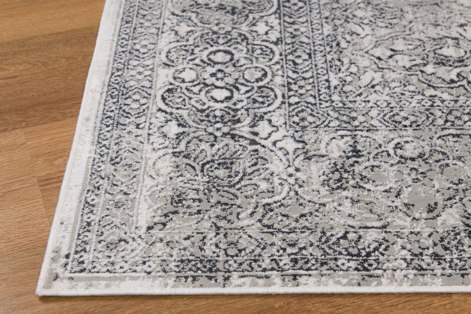Christian Collection 5x8 Grey Area Rug - Adams Furniture