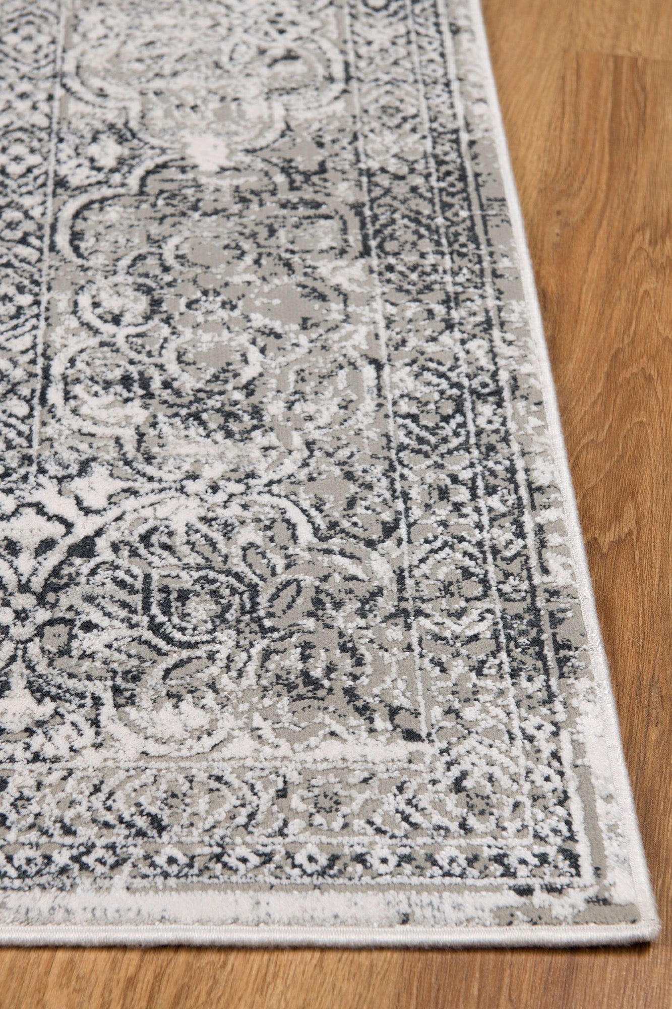 Christian Collection 5x8 Grey Area Rug - Adams Furniture