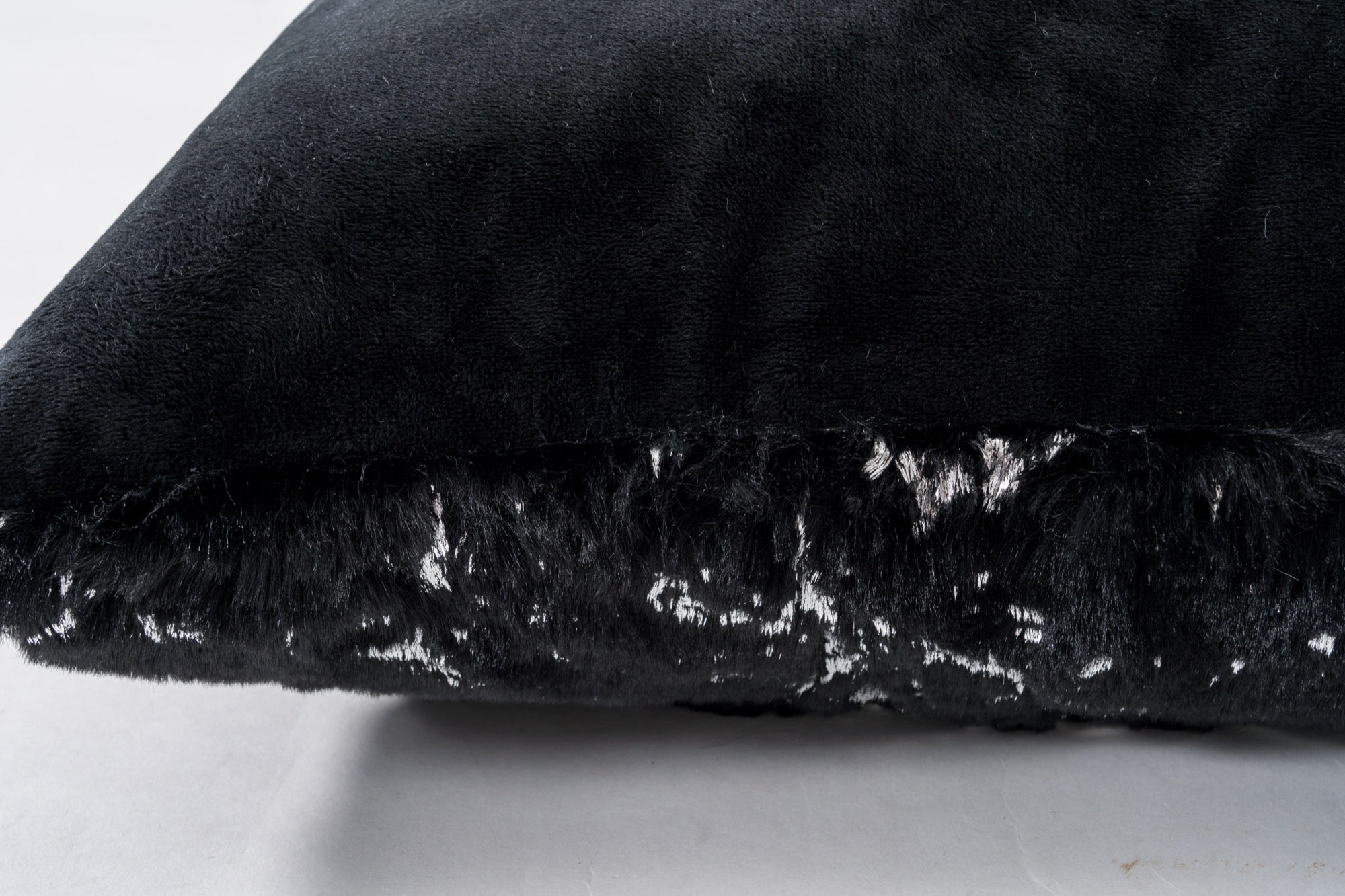 Chryso Black with Silver Foil Pillow - Adams Furniture