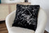Chryso Black with Silver Foil Pillow - Adams Furniture