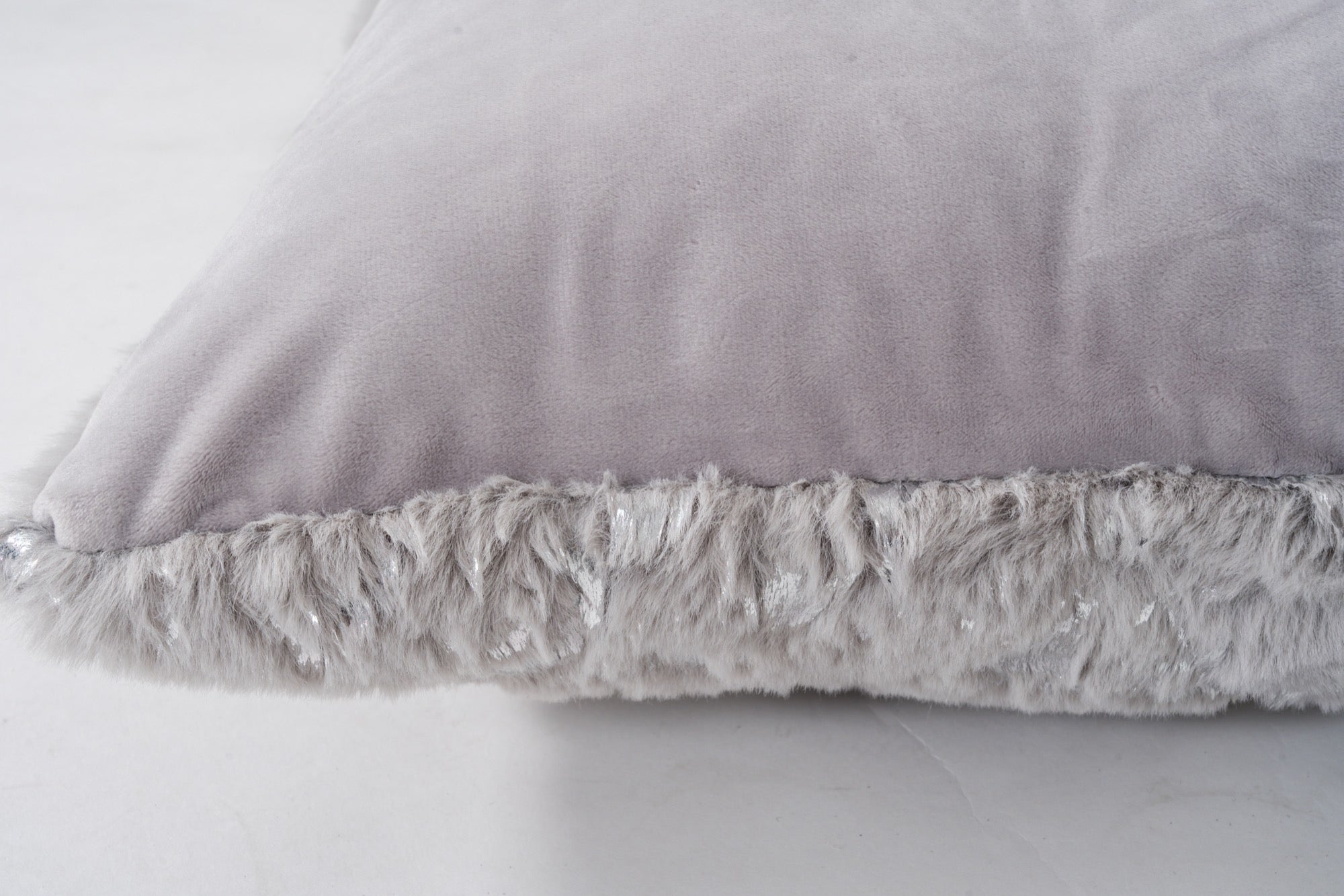 Chryso Grey with Silver Foil Pillow - Adams Furniture