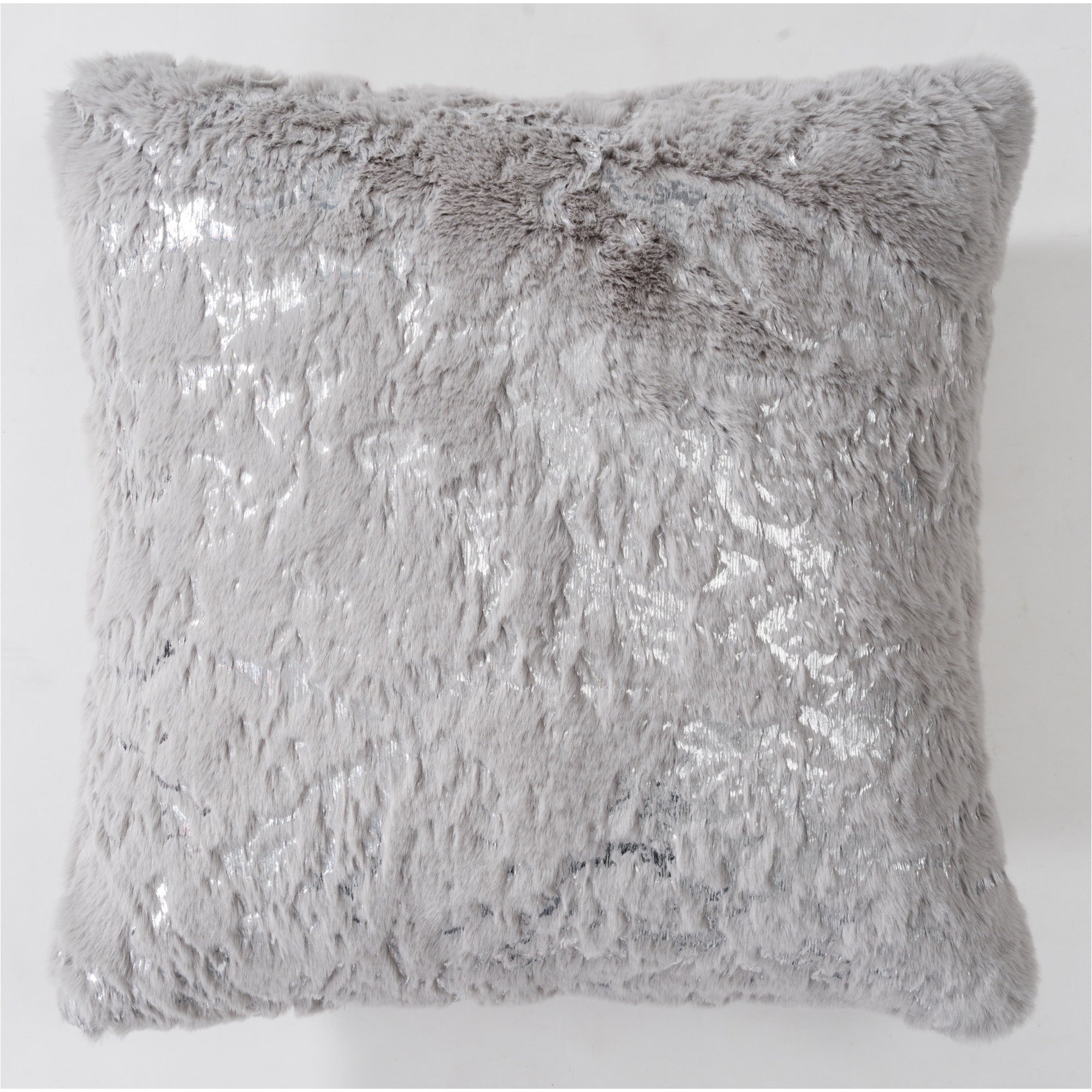 Chryso Grey with Silver Foil Pillow - Adams Furniture