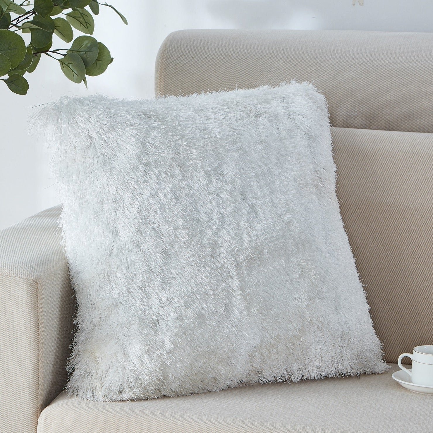 Urban White Pillow - Adams Furniture