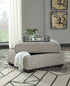 Megginson Ottoman With Storage - Adams Furniture