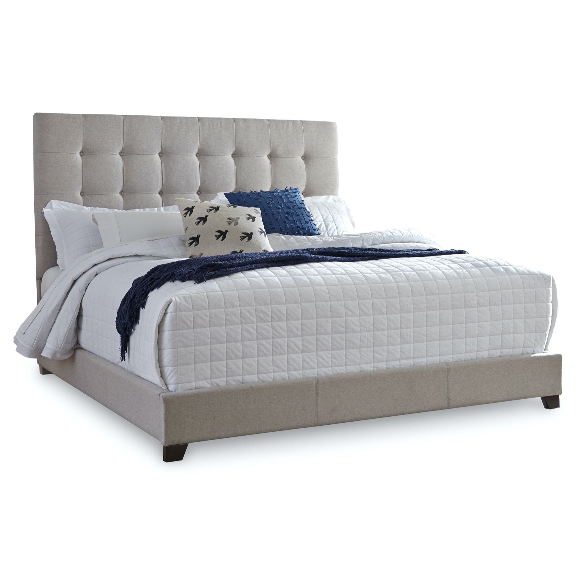 Dolante Queen Upholstered Bed - Adams Furniture