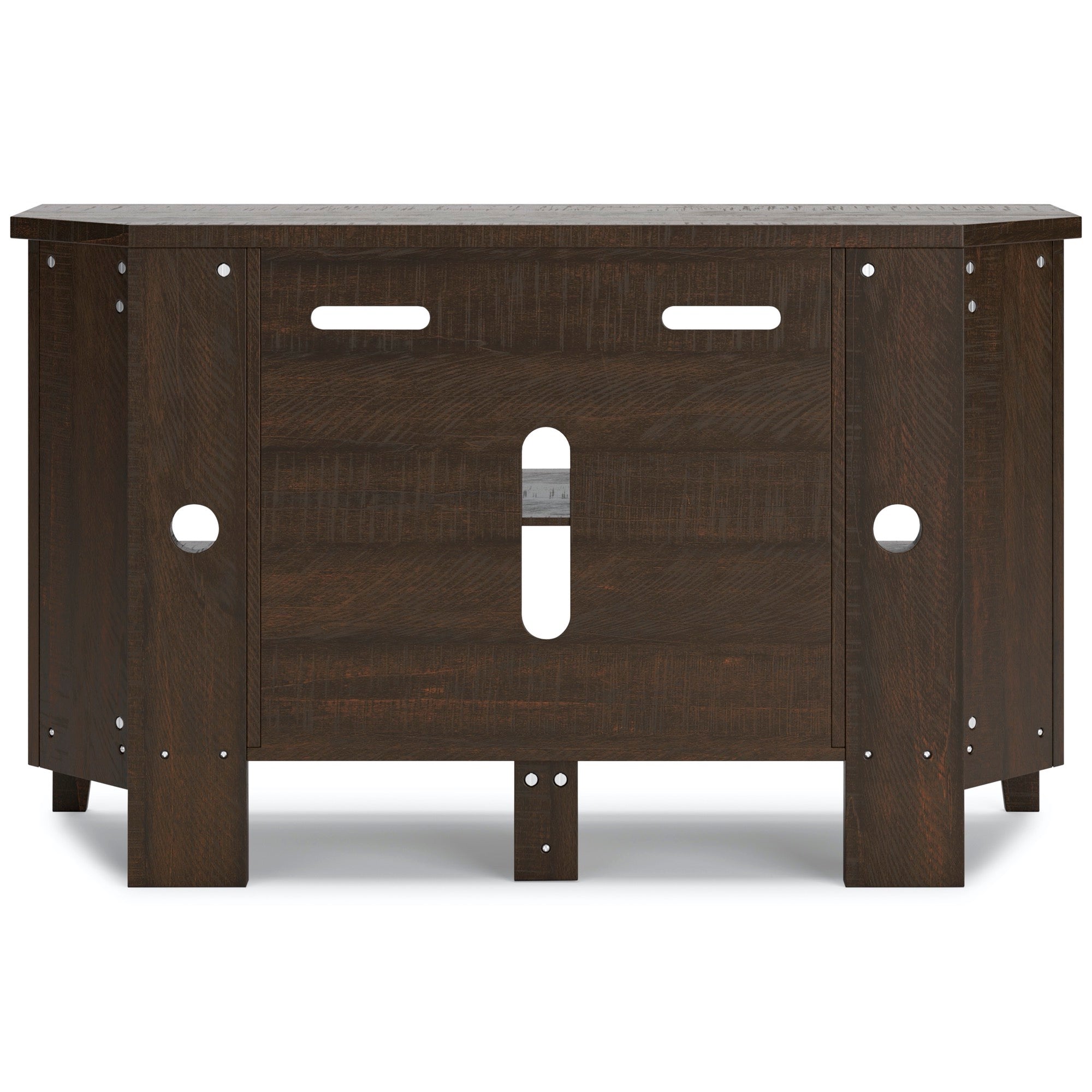 Camiburg Corner TV Stand with Electric Fireplace - Adams Furniture
