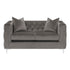Phoebe Tufted Tuxedo Arms Loveseat Urban Bronze