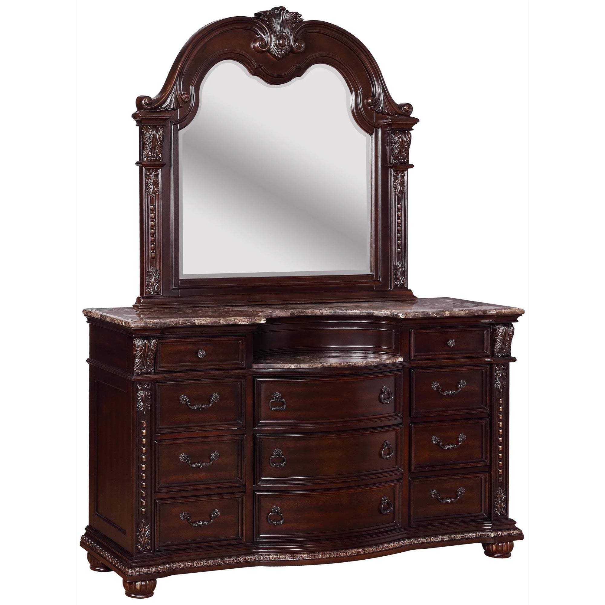 Stanley Dresser & Mirror - Adams Furniture