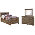 Trinell Twin Bookcase 3 Piece Bedroom Set