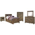 Trinell Twin Bookcase 5 Piece Bedroom Set