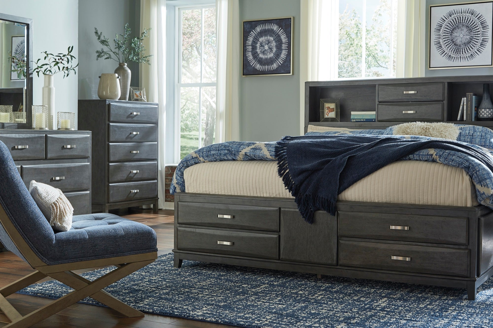 Caitbrook King Storage Bed - Adams Furniture