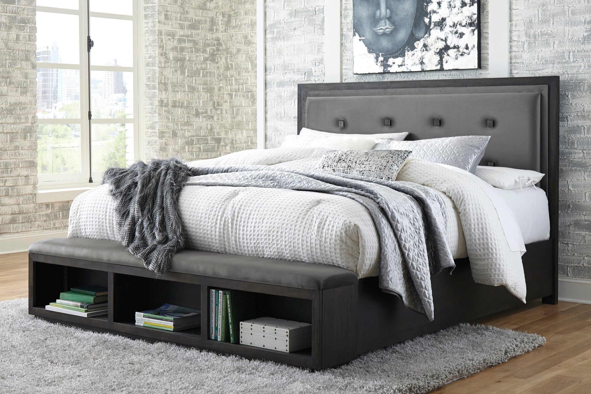 Hyndell Queen Storage Bed