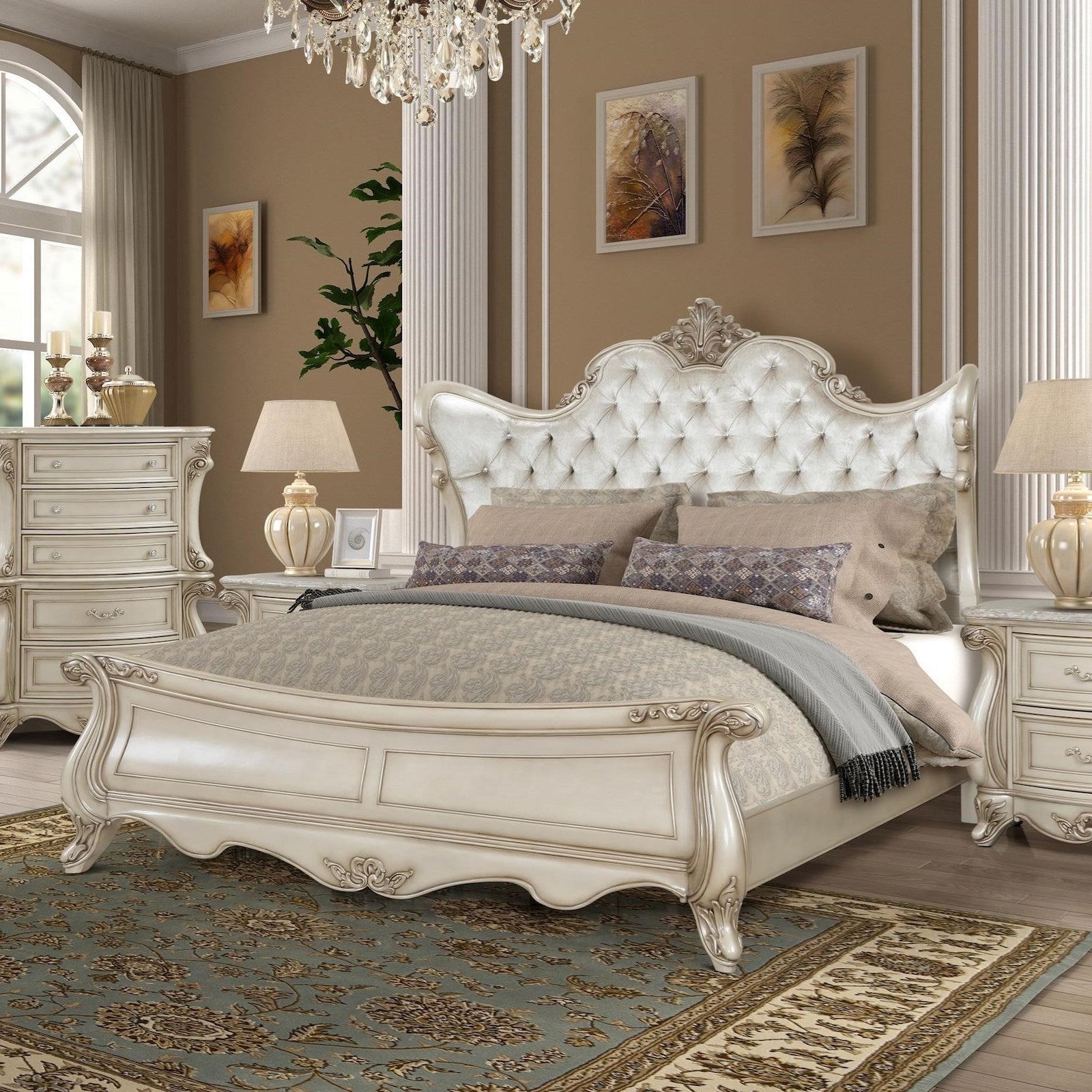 Monique King 5 Piece Bedroom Set