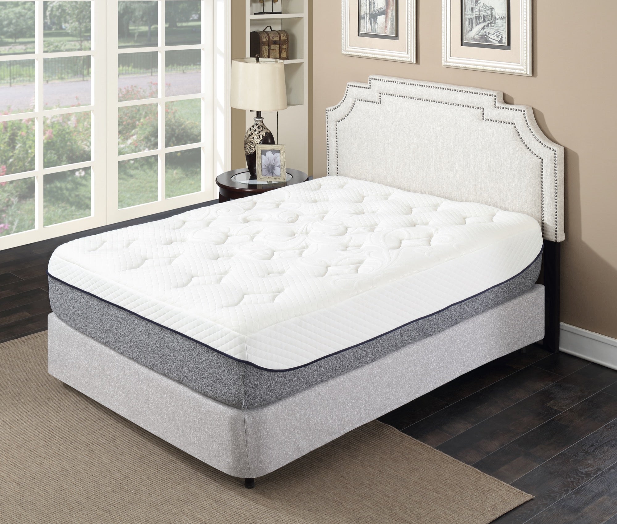 Cool Sleep Extra Plush 13" Gel Foam Queen Mattress - Adams Furniture