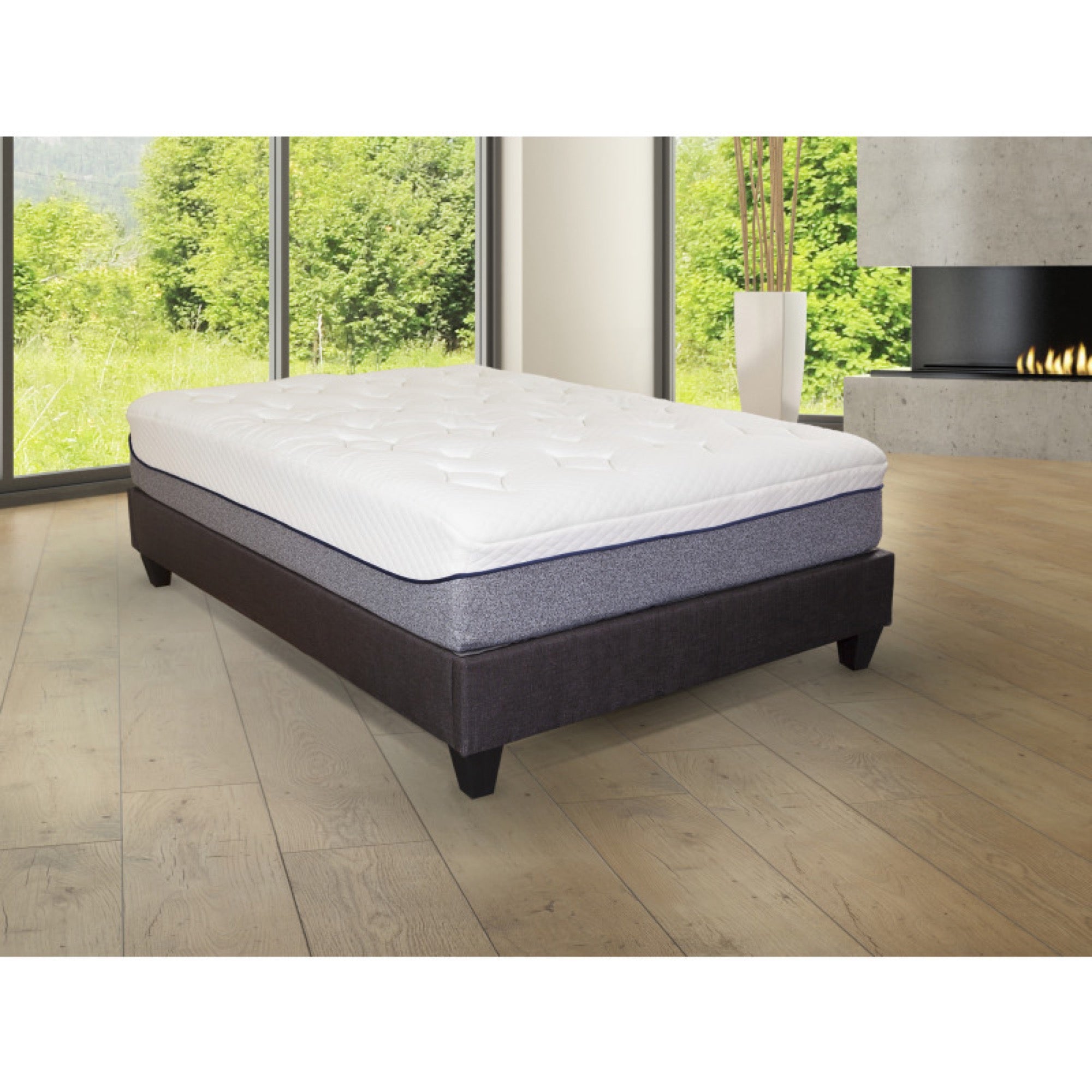 Cool Sleep Extra Plush 13" Gel Foam Full Mattress - Adams Furniture