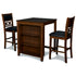 Gia Brown 3 Piece Counter Dining Set