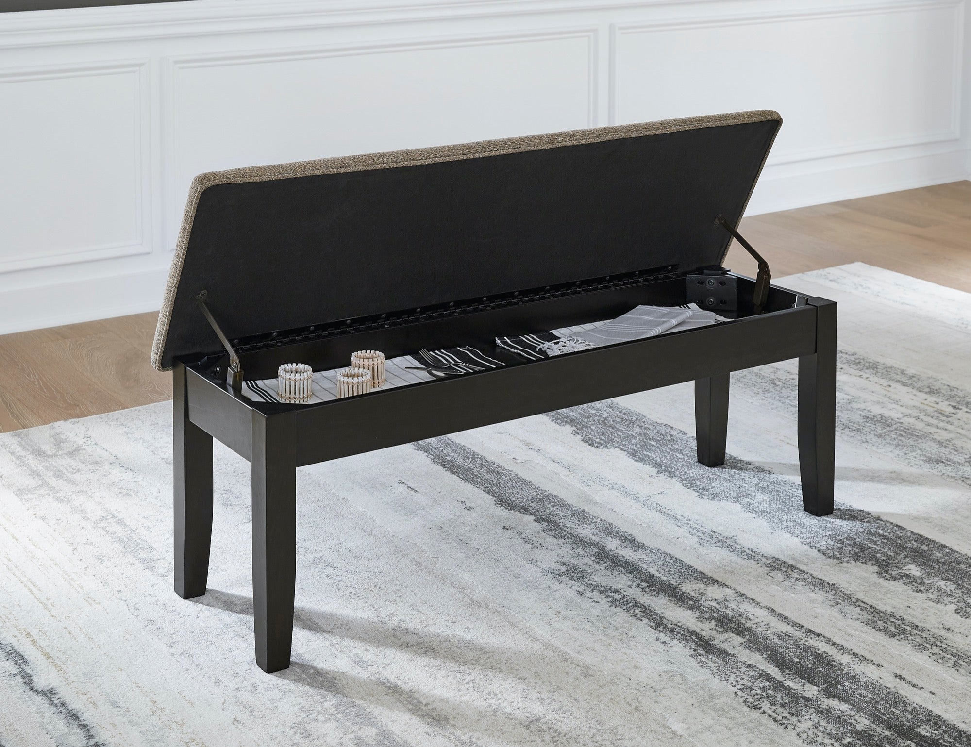 Ambenrock 48" Upholstered Dining Storage Bench