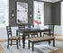 Ambenrock 6 Piece Storage Dining Set