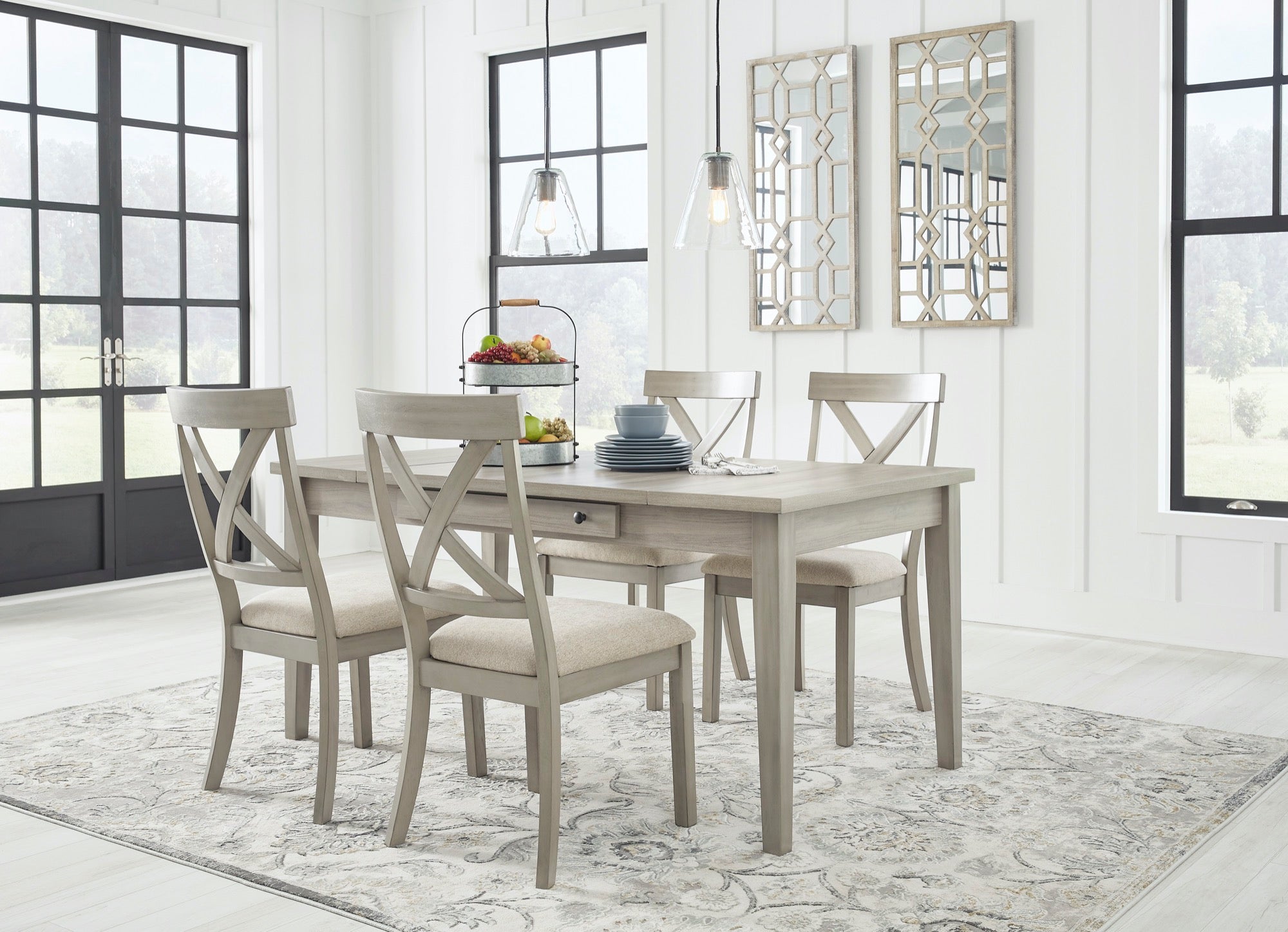 Parellen 5 Piece Storage Dining Set