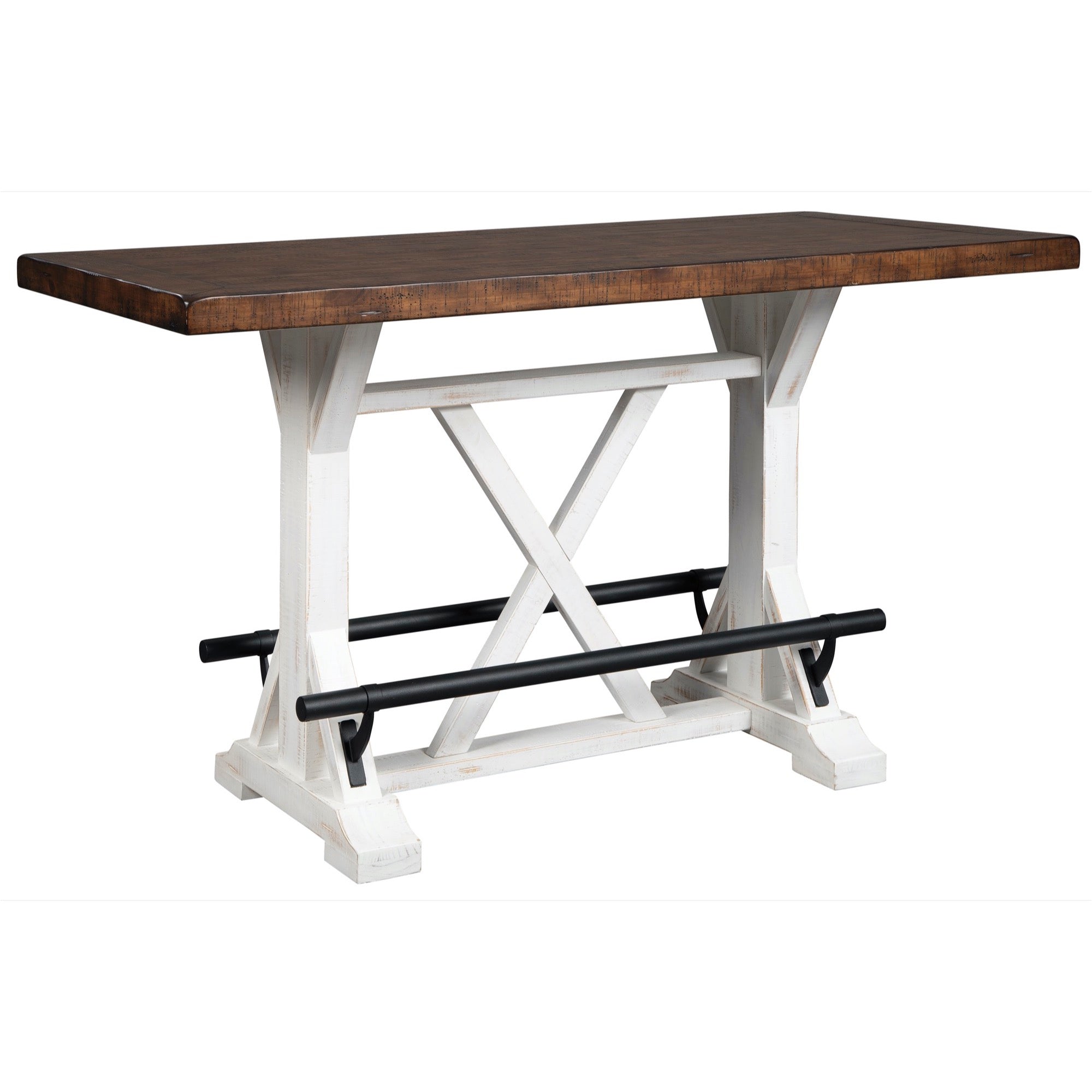 Valebeck Counter Height Dining Table and 4 Barstools - Adams Furniture