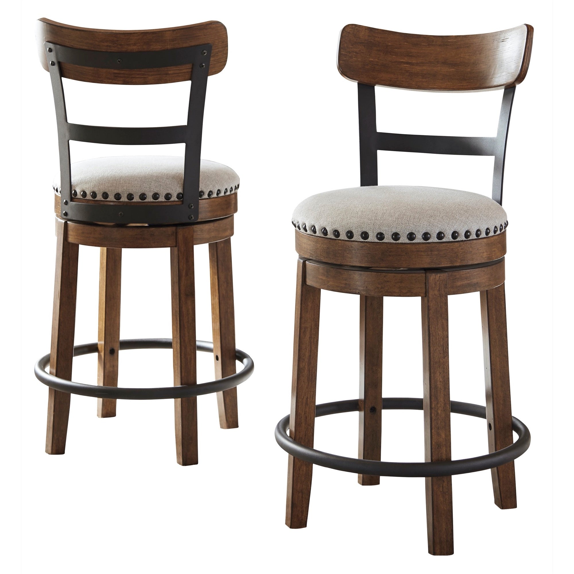 Valebeck Counter Height Bar Stool (Set of 2) - Adams Furniture