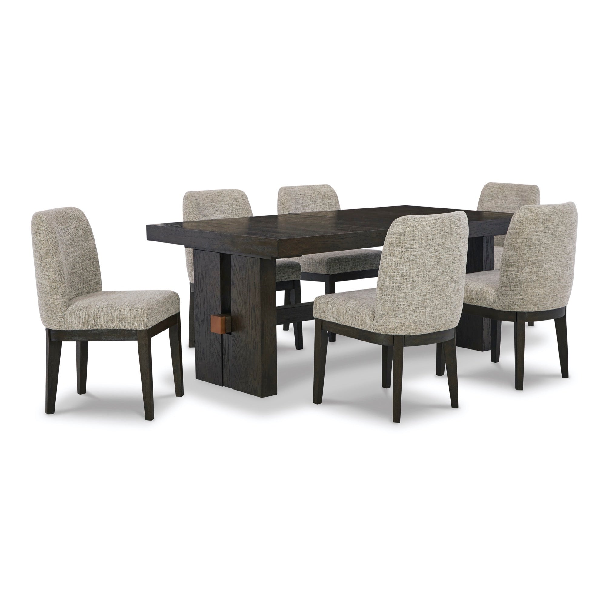 Burkhaus 7 Piece Dining Set - Adams Furniture