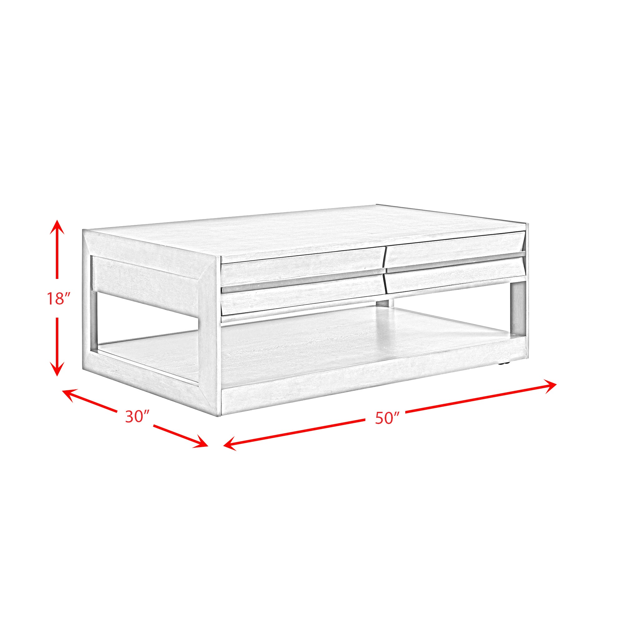 Gordon Rectangular Coffee Table - Adams Furniture