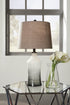 Nollie Grey Glass Table Lamp (Set of 2)
