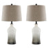 Nollie Grey Glass Table Lamp (Set of 2)