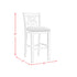 Stone 30" Bar Scroll Back Stool (Set of 2)