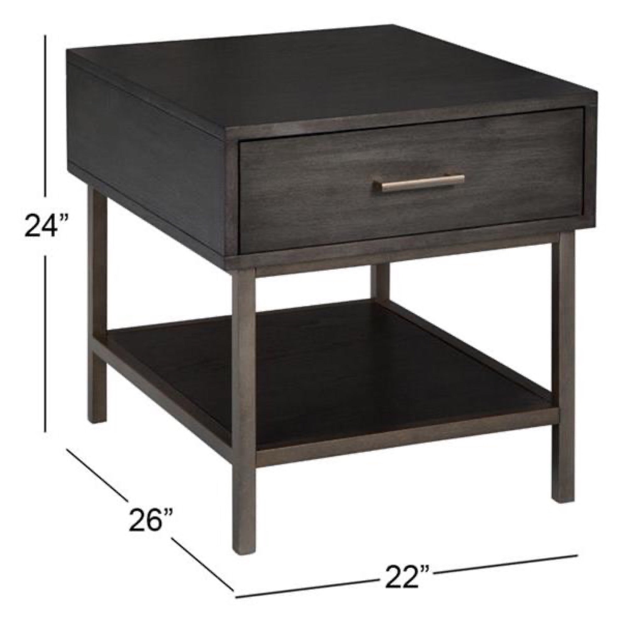 Fulton Rectangular End Table - Adams Furniture