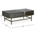 Fulton Lift Top Cocktail Table - Adams Furniture