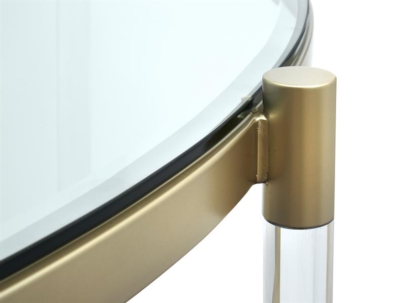 Silas Demilune Sofa Table - Adams Furniture