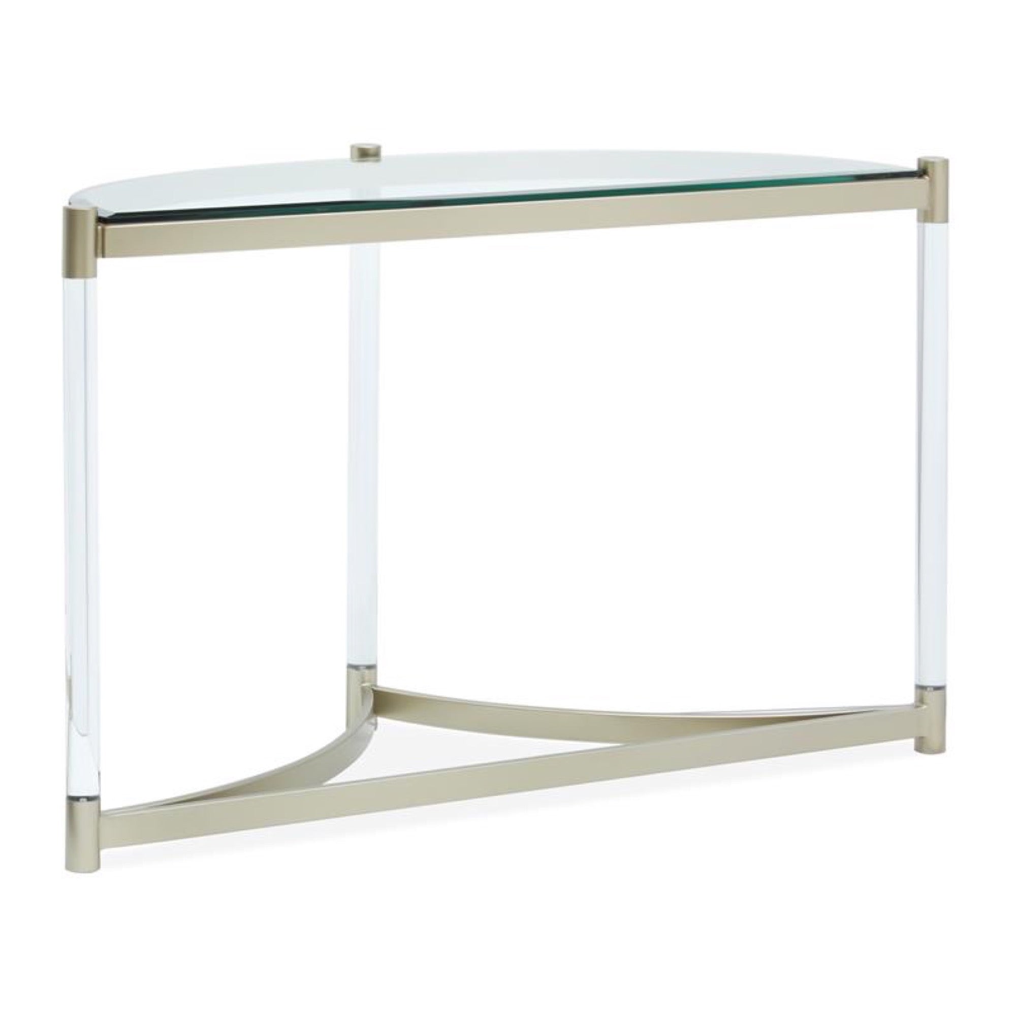 Silas Demilune Sofa Table - Adams Furniture