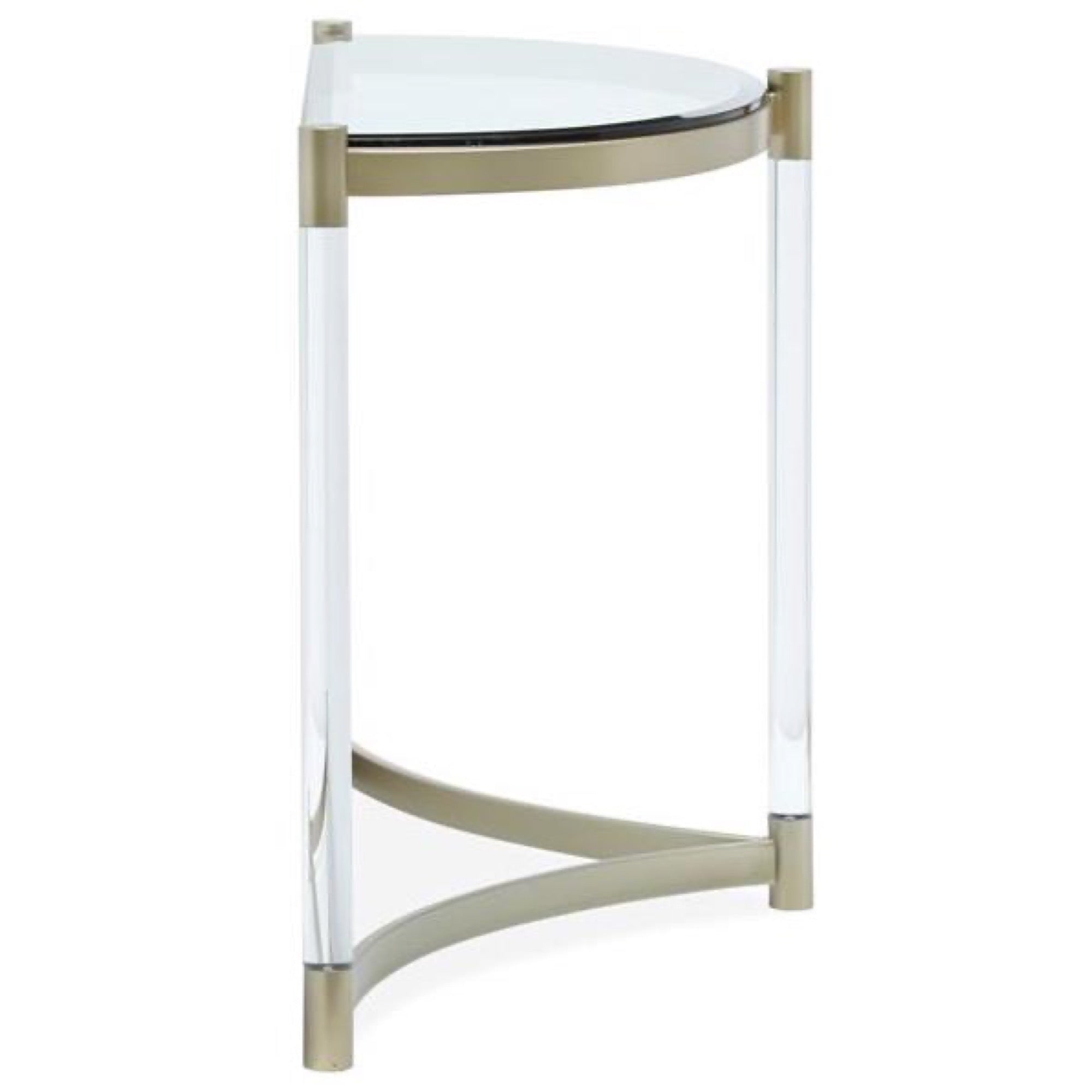 Silas Demilune Sofa Table - Adams Furniture