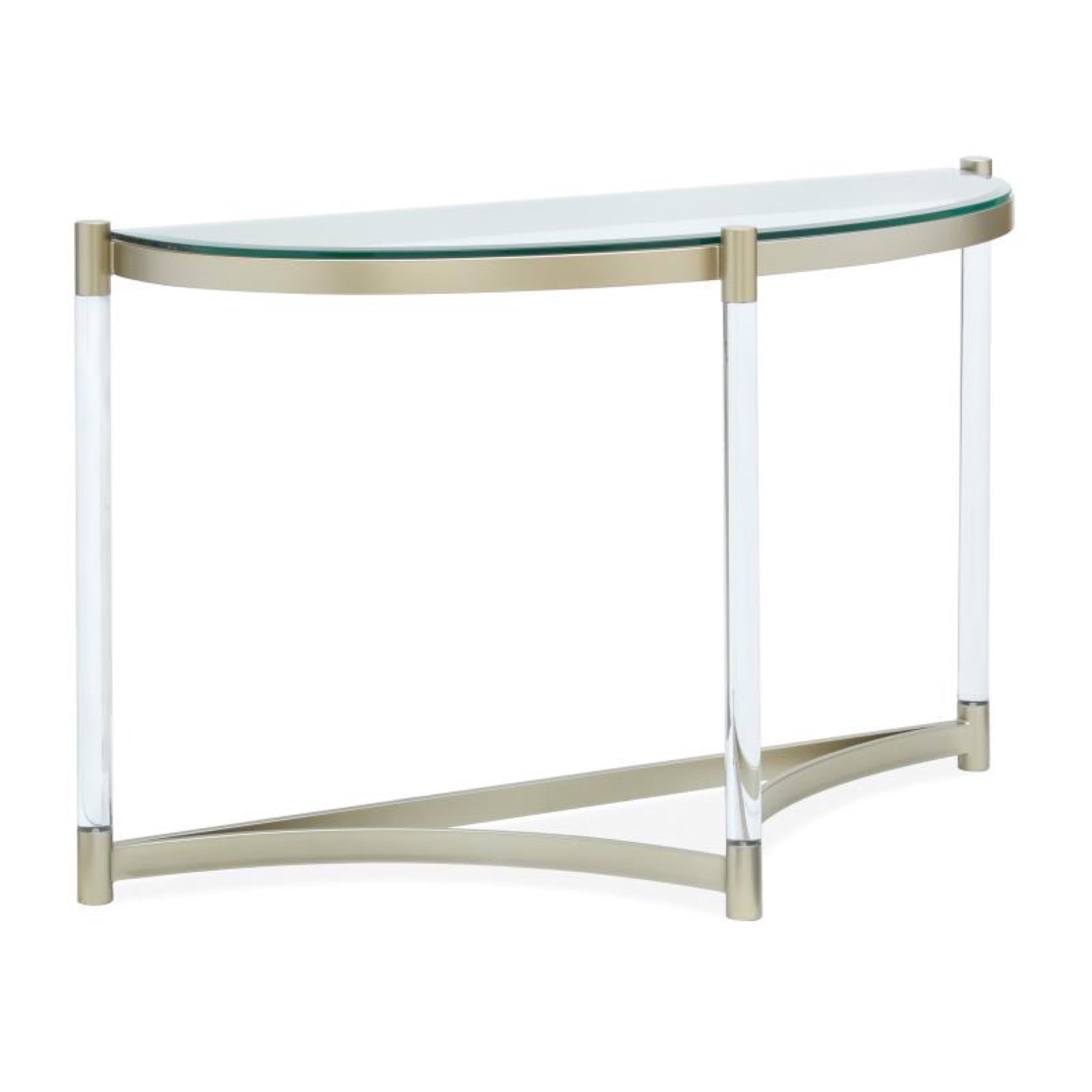 Silas Demilune Sofa Table - Adams Furniture