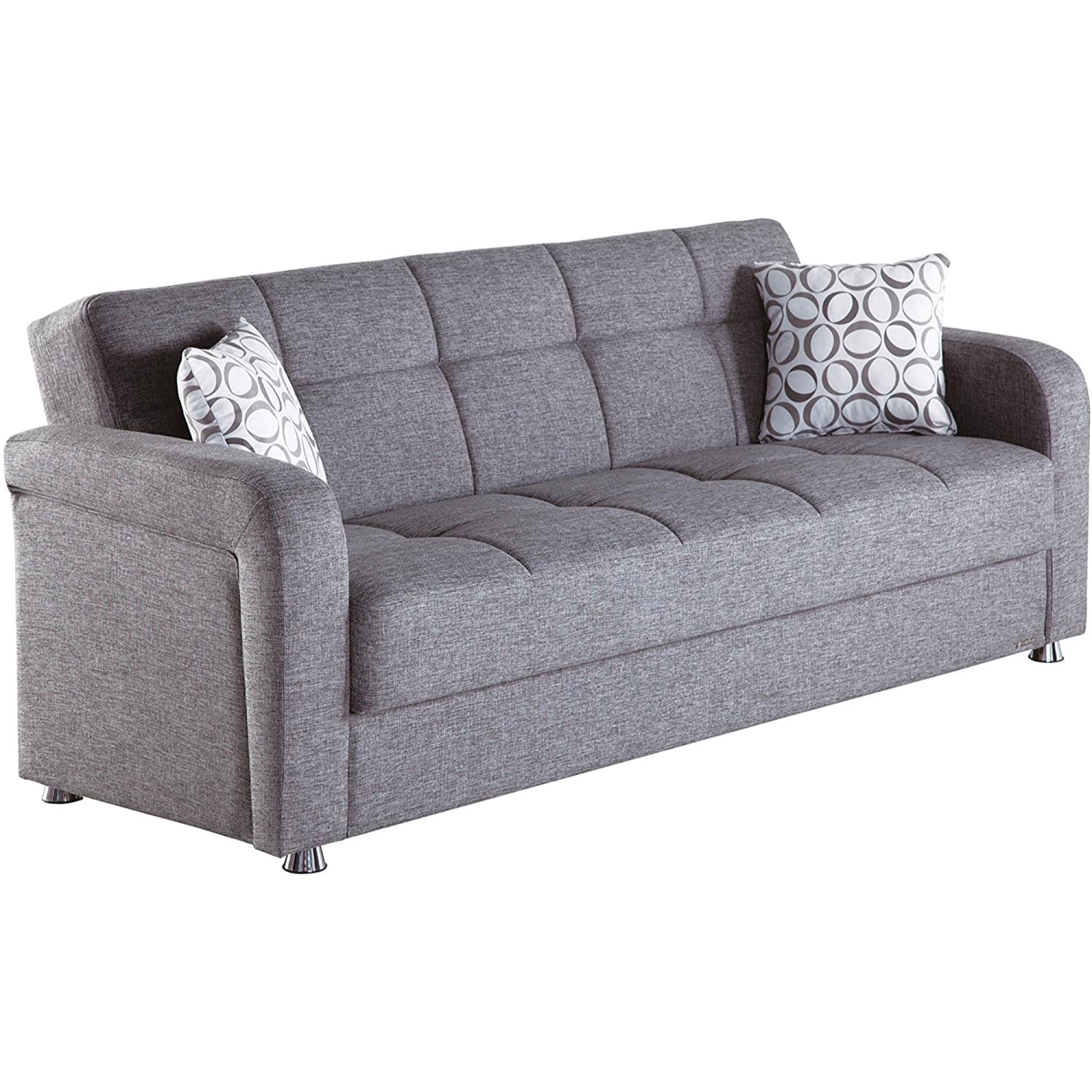 Vision Grey Convertible Sofa