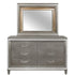 Tasmin Grey Dresser & Mirror, Dresser & Mirror, Homelegance - Adams Furniture