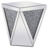 Hailey Crystal End Table, Occasional Tables, Elegant Lighting - Adams Furniture